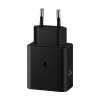 Samsung EP-T4511 Caricabatterie originale 45W Super Fast Charging, Porta USB-C (con Cavo), Nero - Nero