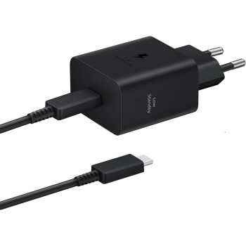 Samsung EP-T4511 Caricabatterie originale 45W Super Fast Charging, Porta USB-C (con Cavo), Nero - Nero