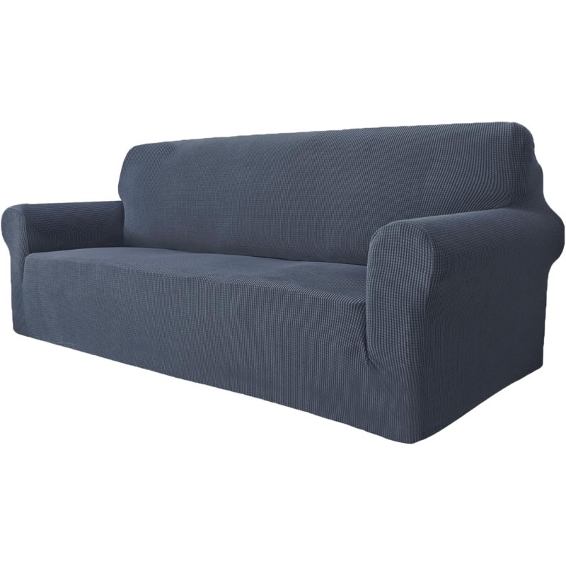 GRIFEMA GH1003-1, Copridivano Regolabile a 3 Posti, Copridivano Elastico con Braccioli, Proteggi il Divano dalle Macchie dei Bambini e dai Peli di Animali, Lavabile - 3 Posti