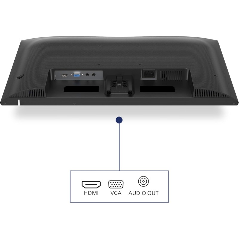 PHILIPS 24E1N1100A Monitor 24" 100Hz Frameless IPS FHD (1920x1080), 1ms (MPRT), Altoparlanti integrati, VGA, HDMI, Attacco VESA, 2023, Nero, altoparlante integrato - 24"