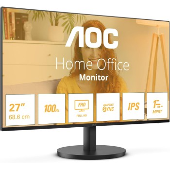AOC B3 27B3HA2 LED display 68,6 cm 27" 1920 x 1080 pixels Full HD Noir, 27 inch FHD IPS 100Hz, HDMI, Speakers, 27 pollice FHD IPS, 100 Hz, Altoparlanti - 27" FHD AOC B3 27B3HA2 LED display 68,6 cm 27" 1920 x 1080 pixels Full HD Noir, 27 inch FHD IPS 100Hz, HDMI, Speakers, 27 pollice FHD IPS, 100 Hz, Altoparlanti - 27" FHD