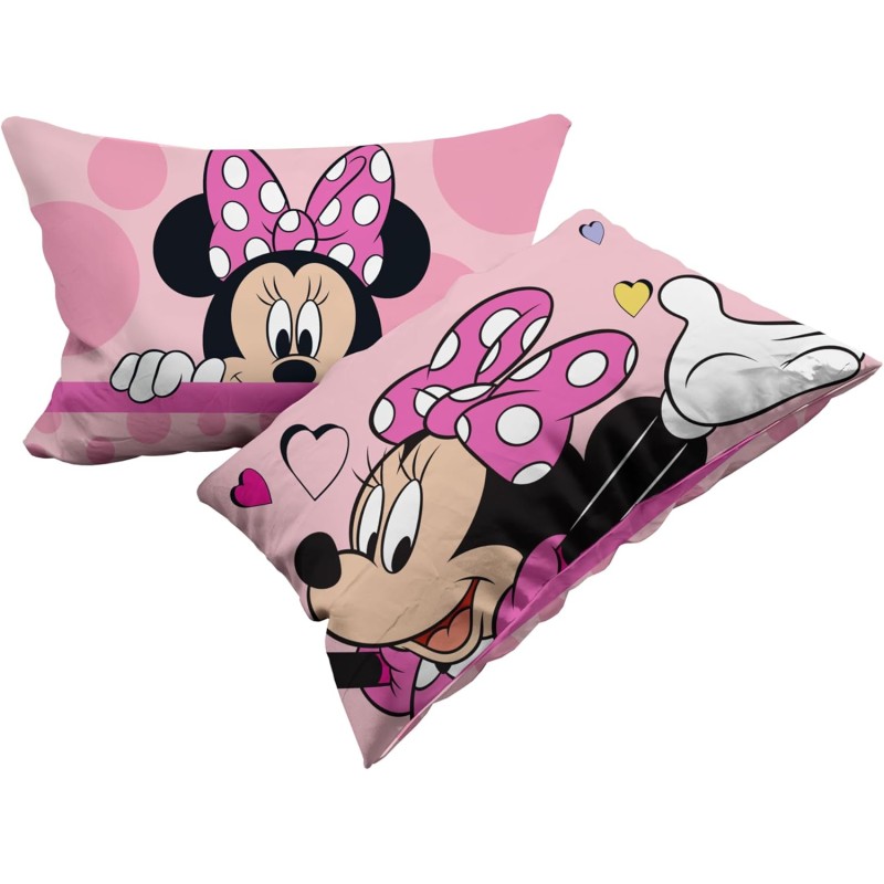Minnie Mouse, Set Lenzuolo Letto Piazza E Mezza, Completo Letto Piazza E Mezza Disney, Lenzuolo Sopra, Lenzuolo Con Angoli, Federa, Rosa, Disney, 100% Cotone, Prodotto Ufficiale - Una piazza e mezza Minnie Minnie Mouse, Set Lenzuolo Letto Piazza E Mezza, Completo Letto Piazza E Mezza Disney, Lenzuolo Sopra, Lenzuolo Con Angoli, Federa, Rosa, Disney, 100% Cotone, Prodotto Ufficiale - Una piazza e mezza Minnie