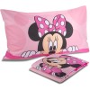 Minnie Mouse, Set Lenzuolo Letto Piazza E Mezza, Completo Letto Piazza E Mezza Disney, Lenzuolo Sopra, Lenzuolo Con Angoli, Federa, Rosa, Disney, 100% Cotone, Prodotto Ufficiale - Una piazza e mezza Minnie Minnie Mouse, Set Lenzuolo Letto Piazza E Mezza, Completo Letto Piazza E Mezza Disney, Lenzuolo Sopra, Lenzuolo Con Angoli, Federa, Rosa, Disney, 100% Cotone, Prodotto Ufficiale - Una piazza e mezza Minnie