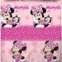 Minnie Mouse, Set Lenzuolo Letto Piazza E Mezza, Completo Letto Piazza E Mezza Disney, Lenzuolo Sopra, Lenzuolo Con Angoli, Federa, Rosa, Disney, 100% Cotone, Prodotto Ufficiale - Una piazza e mezza Minnie