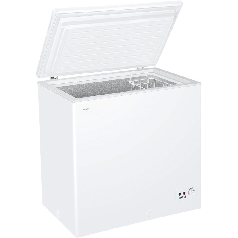 Candy Artico, CCHH 200E, Congelatore a pozzetto, Libera Installazione, 196Litri, 39/C dB, Funzione Artico, Connesso, Bianco, AxLxP 84,5x91,5x55,5 cm [Classe di efficienza energetica E] - 196 Litros | Clase E