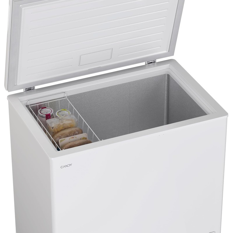 Candy Artico, CCHH 200E, Congelatore a pozzetto, Libera Installazione, 196Litri, 39/C dB, Funzione Artico, Connesso, Bianco, AxLxP 84,5x91,5x55,5 cm [Classe di efficienza energetica E] - 196 Litros | Clase E