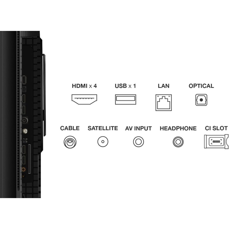 TCL 55T8B, TV QLED 55”, 4K Ultra HD, Google TV (Dolby Vision, Audio ONKYO 2.1 con Dolby Atmos, Controllo vocale hands-free, compatibile con Google assistant & Alexa, AirPlay2) - 55 pollici