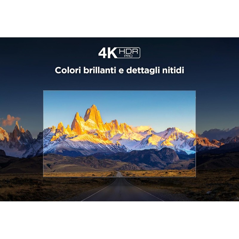 TCL 55T8B, TV QLED 55”, 4K Ultra HD, Google TV (Dolby Vision, Audio ONKYO 2.1 con Dolby Atmos, Controllo vocale hands-free, compatibile con Google assistant & Alexa, AirPlay2) - 55 pollici