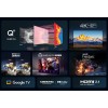 TCL 55T8B, TV QLED 55”, 4K Ultra HD, Google TV (Dolby Vision, Audio ONKYO 2.1 con Dolby Atmos, Controllo vocale hands-free, compatibile con Google assistant & Alexa, AirPlay2) - 55 pollici