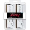 Kingston FURY Beast Bianco RGB XMP 32GB 6000MT/s DDR5 CL30 DIMM Memoria Gaming per Computer Fissi Kit da 2 - KF560C30BWAK2-32 - 32GB Bianco