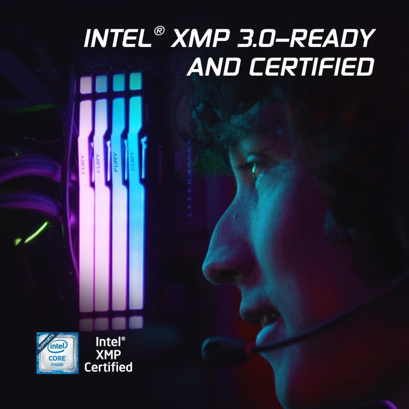 Kingston FURY Beast Nero RGB EXPO 64GB 6400MT/s DDR5 CL32 DIMM Memoria Gaming per Computer Fissi Kit da 2 - KF564C32BBEAK2-64 - 64GB Nero