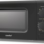 COMFEE' Forno a Microonde Nero, 20 Litri, 700 W, 5 Livelli di Potenza, Funzione di Scongelamento Rapido, Timer Manuale, Design Compatto-CM-M202CC(BK) - Nero