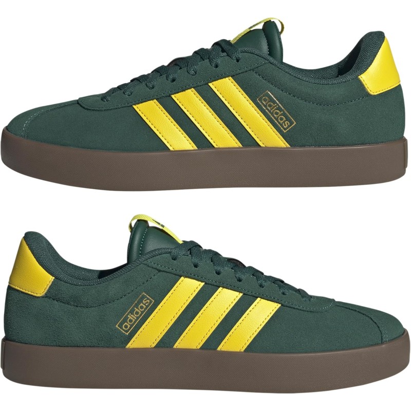 Adidas VL Court 3.0 Shoes SneakerUomo - 42 2/3 EU Collegiate Green Yellow Gold Metallic Adidas VL Court 3.0 Shoes SneakerUomo - 42 2/3 EU Collegiate Green Yellow Gold Metallic