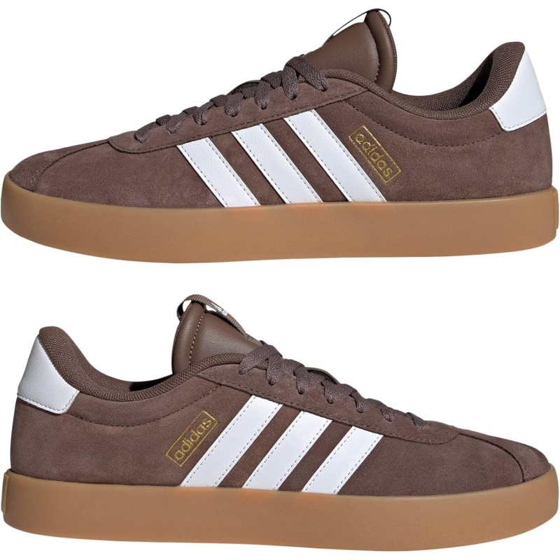 Adidas VL Court 3.0 Shoes SneakerUomo - 44 EU Earth Strata Cloud White Gold Metallic Adidas VL Court 3.0 Shoes SneakerUomo - 44 EU Earth Strata Cloud White Gold Metallic