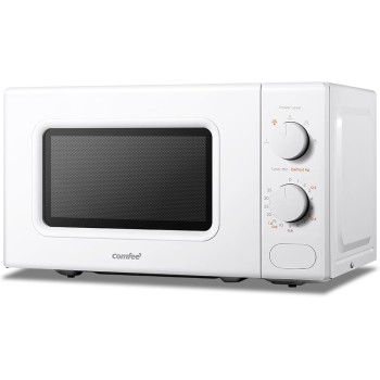 COMFEE' Forno a Microonde Bianco, 20 Litri, 700 W, 5 Livelli di Potenza, Funzione di Scongelamento Rapido, Timer Manuale, Design Compatto-CM-M202CC(WH) - Bianco COMFEE' Forno a Microonde Bianco, 20 Litri, 700 W, 5 Livelli di Potenza, Funzione di Scongelamento Rapido, Timer Manuale, Design Compatto-CM-M202CC(WH) - Bianco