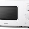 COMFEE' Forno a Microonde Bianco, 20 Litri, 700 W, 5 Livelli di Potenza, Funzione di Scongelamento Rapido, Timer Manuale, Design Compatto-CM-M202CC(WH) - Bianco