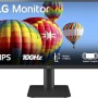 LG 24MS550 24" Full HD IPS Monitor, Height Adjustable, Stereo Speaker 4W, 100Hz, 1920x1080, 2x HDMI, Headphone Output, Anti-Glare Screen, Reader Mode, Flicker Safe, Black - 24"