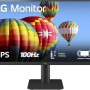 LG 27MS550 Monitor 27" Full HD IPS, Altezza Regolabile, Speaker Stereo 4W, 100Hz, 1920x1080, 2x HDMI, Uscita Cuffie, Schermo Antiriflesso, Reader Mode, Flicker Safe, Nero - 27"