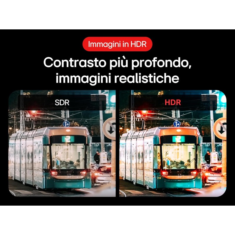 LG UltraGear 24GS50F Monitor Gaming 24" FHD (1920x1080), 180Hz, 1ms, AMD FreeSync, HDR 10, HDMI 1.4, DisplayPort 1.2, Uscita Cuffie, Flicker Safe, Nero - 24"