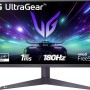 LG UltraGear 24GS50F Monitor Gaming 24" FHD (1920x1080), 180Hz, 1ms, AMD FreeSync, HDR 10, HDMI 1.4, DisplayPort 1.2, Uscita Cuffie, Flicker Safe, Nero - 24"