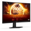 AOC Gaming C27G4ZXED 27 Pollici FHD Curved Monitor, 280 Hz, 1ms, HDR10, FreeSync Premium 1920x1080, HDMI, DisplayPort nero/grigio, 27 pollice FHD Curvo, Supporto fisso - 27" FHD