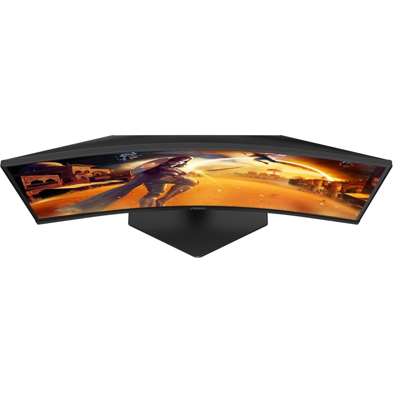 AOC Gaming C27G4ZXED 27 Pollici FHD Curved Monitor, 280 Hz, 1ms, HDR10, FreeSync Premium 1920x1080, HDMI, DisplayPort nero/grigio, 27 pollice FHD Curvo, Supporto fisso - 27" FHD