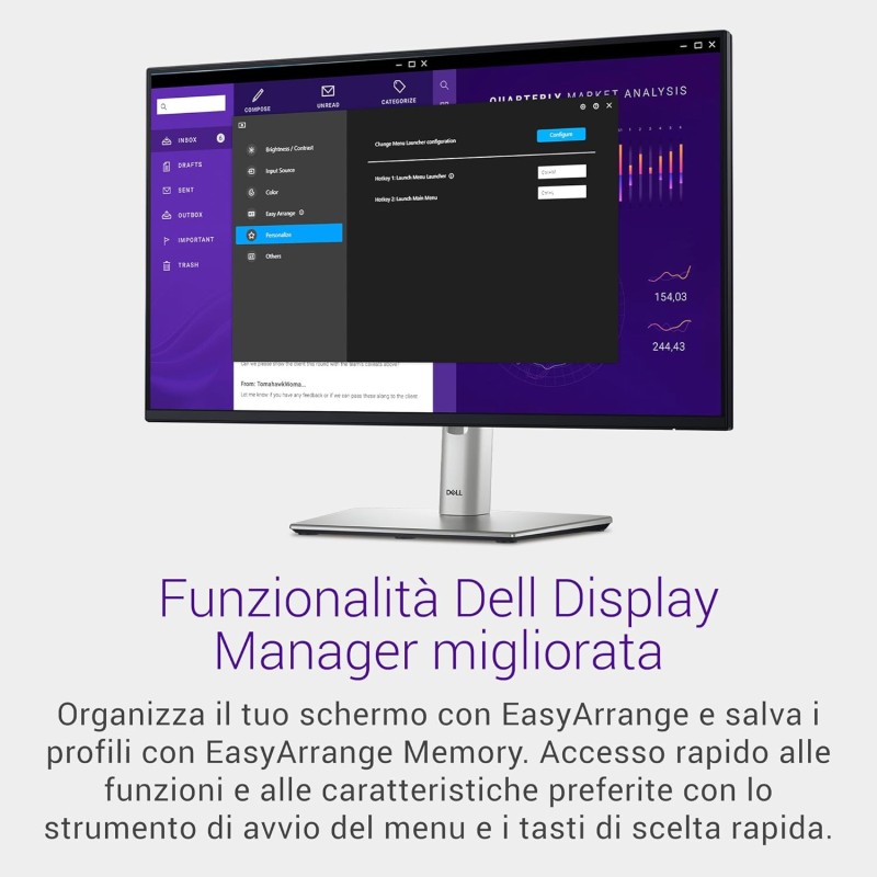 Dell P2425H 24" Full HD (1920x1080) Monitor, 100Hz, IPS, 5ms, 99% sRGB, USB-C, DisplayPort, HDMI, VGA, 4x USB, 3 Anni di Garanzia, Nero Dell P2425H 24" Full HD (1920x1080) Monitor, 100Hz, IPS, 5ms, 99% sRGB, USB-C, DisplayPort, HDMI, VGA, 4x USB, 3 Anni di Garanzia, Nero
