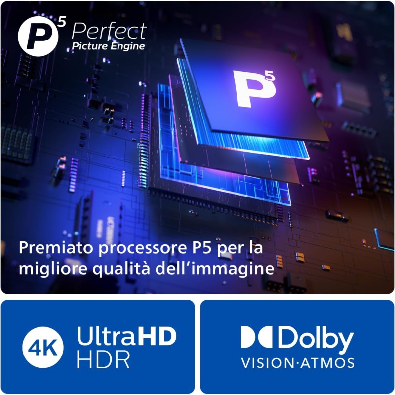 Philips Ambilight 55PUS8919 4K LED Smart TV - Display 55’’ con piattaforma Titan OS Pixel Precise Ultra HD e Dolby Atmos Sound, funziona con Alexa e Google Voice Assistant - Grigio Antracite - 55" Philips Ambilight 55PUS8919 4K LED Smart TV - Display 55’’ con piattaforma Titan OS Pixel Precise Ultra HD e Dolby Atmos Sound, funziona con Alexa e Google Voice Assistant - Grigio Antracite - 55"