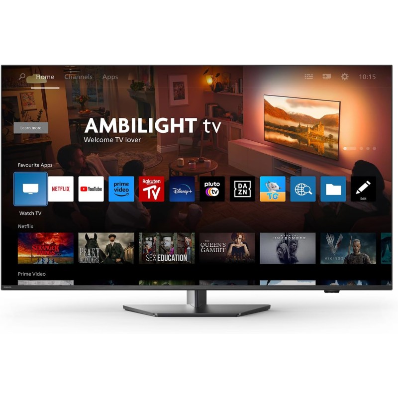 Philips Ambilight 55PUS8919 4K LED Smart TV - Display 55’’ con piattaforma Titan OS Pixel Precise Ultra HD e Dolby Atmos Sound, funziona con Alexa e Google Voice Assistant - Grigio Antracite - 55" Philips Ambilight 55PUS8919 4K LED Smart TV - Display 55’’ con piattaforma Titan OS Pixel Precise Ultra HD e Dolby Atmos Sound, funziona con Alexa e Google Voice Assistant - Grigio Antracite - 55"