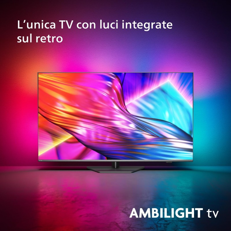 Philips Ambilight 55PUS8919 4K LED Smart TV - Display 55’’ con piattaforma Titan OS Pixel Precise Ultra HD e Dolby Atmos Sound, funziona con Alexa e Google Voice Assistant - Grigio Antracite - 55" Philips Ambilight 55PUS8919 4K LED Smart TV - Display 55’’ con piattaforma Titan OS Pixel Precise Ultra HD e Dolby Atmos Sound, funziona con Alexa e Google Voice Assistant - Grigio Antracite - 55"
