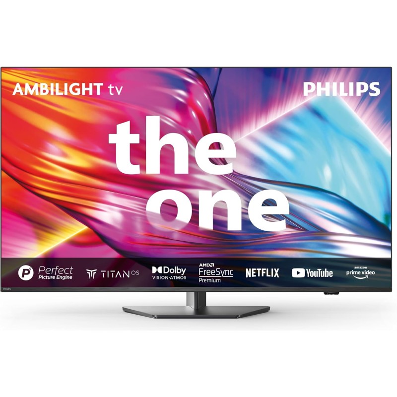 Philips Ambilight 55PUS8919 4K LED Smart TV - Display 55’’ con piattaforma Titan OS Pixel Precise Ultra HD e Dolby Atmos Sound, funziona con Alexa e Google Voice Assistant - Grigio Antracite - 55" Philips Ambilight 55PUS8919 4K LED Smart TV - Display 55’’ con piattaforma Titan OS Pixel Precise Ultra HD e Dolby Atmos Sound, funziona con Alexa e Google Voice Assistant - Grigio Antracite - 55"