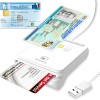 Atlantis lettore cie 3.0 carta d'identità elettronica e tessera sanitaria italiana, lettore smart card cns carta nazionale dei servizi, adatto per INPS, Ag. delle entrate, INAIL, Fascicolo sanitario