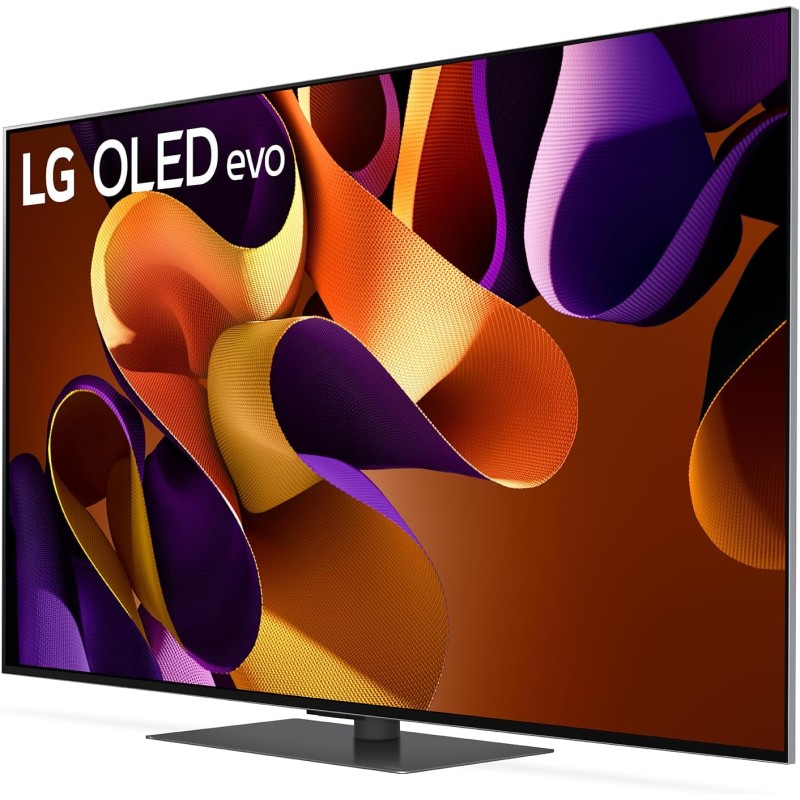 LG OLED evo 55'', Serie G4S 2024, OLED55G46LS, Smart TV 4K, Base da appoggio, Processore α11, Brightness Booster Max, 60W, Dolby Vision, Wi-Fi 6, 4 HDMI 2.1 4K@144Hz, GSYNC, VRR, ThinQ AI, webOS 24 - 55" LG OLED evo 55'', Serie G4S 2024, OLED55G46LS, Smart TV 4K, Base da appoggio, Processore α11, Brightness Booster Max, 60W, Dolby Vision, Wi-Fi 6, 4 HDMI 2.1 4K@144Hz, GSYNC, VRR, ThinQ AI, webOS 24 - 55"