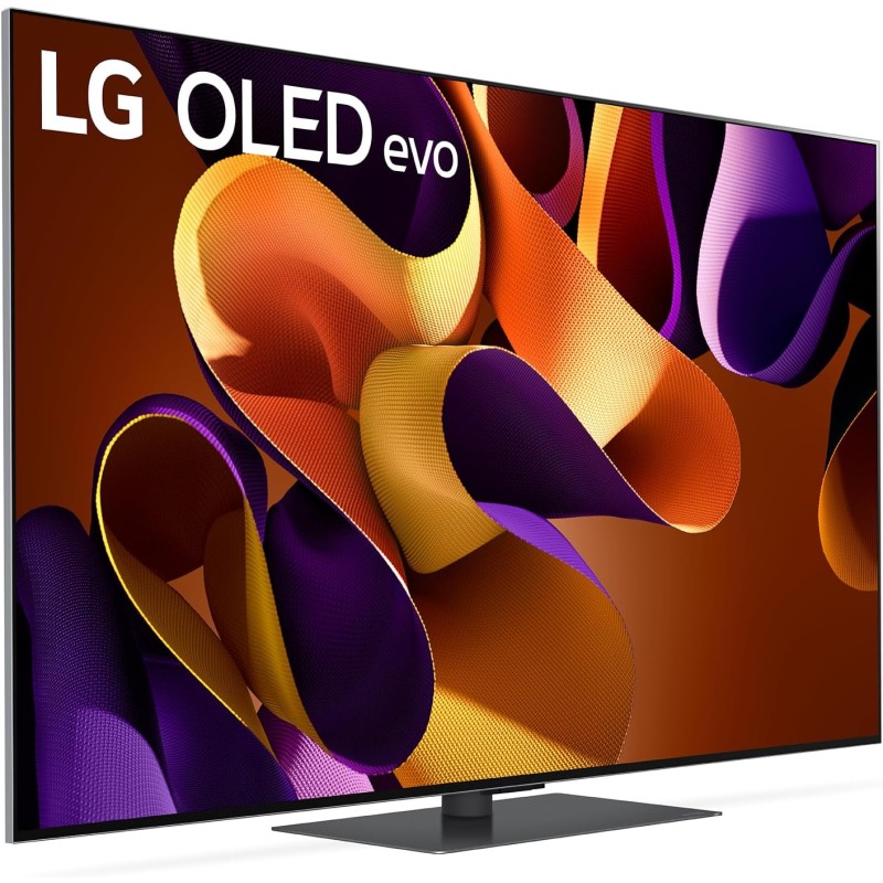 LG OLED evo 55'', Serie G4S 2024, OLED55G46LS, Smart TV 4K, Base da appoggio, Processore α11, Brightness Booster Max, 60W, Dolby Vision, Wi-Fi 6, 4 HDMI 2.1 4K@144Hz, GSYNC, VRR, ThinQ AI, webOS 24 - 55" LG OLED evo 55'', Serie G4S 2024, OLED55G46LS, Smart TV 4K, Base da appoggio, Processore α11, Brightness Booster Max, 60W, Dolby Vision, Wi-Fi 6, 4 HDMI 2.1 4K@144Hz, GSYNC, VRR, ThinQ AI, webOS 24 - 55"
