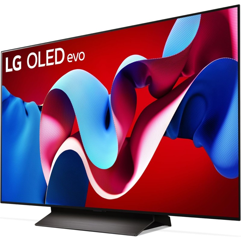 LG OLED evo 48'', Serie C4 2024, OLED48C46LA, Smart TV 4K, Processore α9 Gen7, OLED Dynamic Tone Mapping Pro, 40W, Dolby Vision, 4 HDMI 2.1 4K@144Hz, GSync, VRR, Alexa, ThinQ AI, webOS 24, Umber Brown - 48''