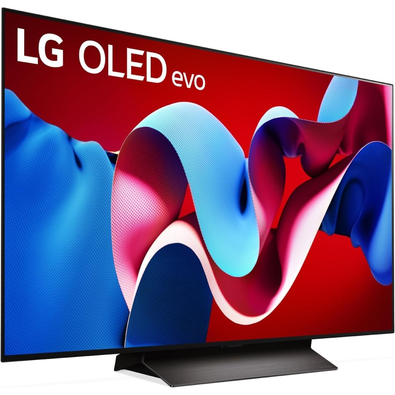 LG OLED evo 48'', Serie C4 2024, OLED48C46LA, Smart TV 4K, Processore α9 Gen7, OLED Dynamic Tone Mapping Pro, 40W, Dolby Vision, 4 HDMI 2.1 4K@144Hz, GSync, VRR, Alexa, ThinQ AI, webOS 24, Umber Brown - 48''