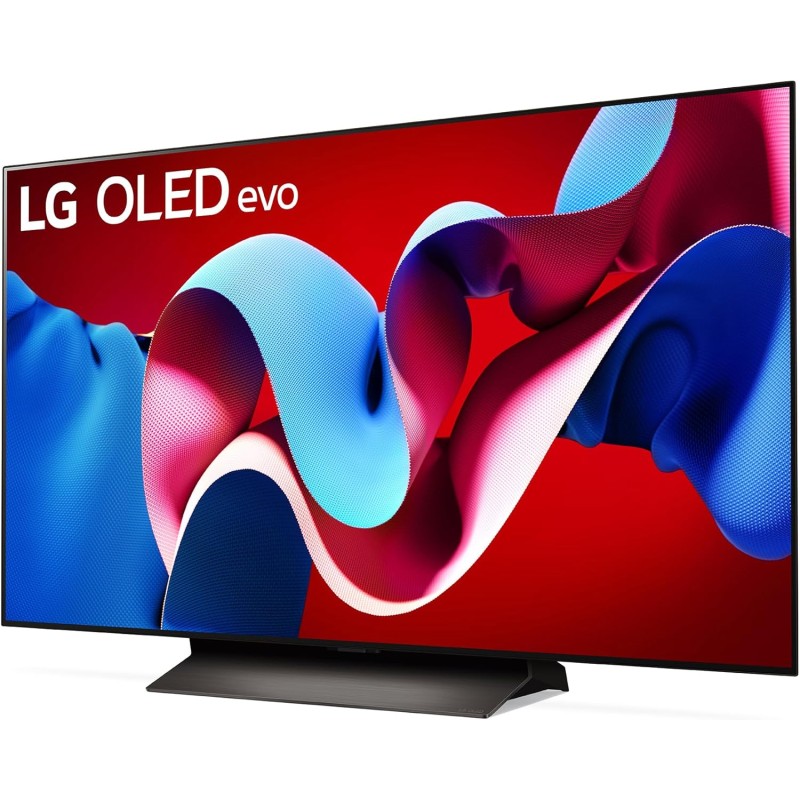 LG OLED evo 48'', Serie C4 2024, OLED48C46LA, Smart TV 4K, Processore α9 Gen7, OLED Dynamic Tone Mapping Pro, 40W, Dolby Vision, 4 HDMI 2.1 4K@144Hz, GSync, VRR, Alexa, ThinQ AI, webOS 24, Umber Brown - 48''