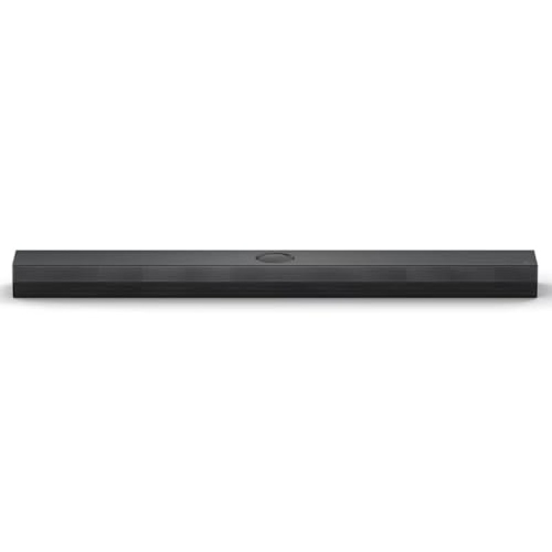 LG DS70TY 3.1.1 - Soundbar Dolby Atmos (400 W) con subwoofer wireless (eARC, HDMI, ottico, Bluetooth) [2024], colore: Nero