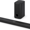LG DS77TY 3.1.3 - Soundbar Dolby Atmos 400 W con subwoofer wireless (eARC, HDMI, ottico, Bluetooth) [2024], colore: Nero