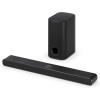 LG DS77TY 3.1.3 - Soundbar Dolby Atmos 400 W con subwoofer wireless (eARC, HDMI, ottico, Bluetooth) [2024], colore: Nero