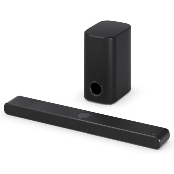 LG DS77TY 3.1.3 - Soundbar Dolby Atmos 400 W con subwoofer wireless (eARC, HDMI, ottico, Bluetooth) [2024], colore: Nero