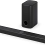 LG DS77TY 3.1.3 - Soundbar Dolby Atmos 400 W con subwoofer wireless (eARC, HDMI, ottico, Bluetooth) [2024], colore: Nero