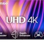 Hisense TV 85" 4K Ultra HD 85E63NT, Smart TV VIDAA U7, Dolby Vision, HDR 10+, DTS Virtual:X, Game Mode Plus, Alexa Built-in, VIDAA Voice, Tuner DVB-T2/S2 HEVC 10, lativù 4K - 85 Pollici
