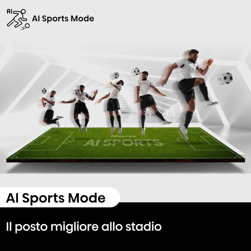 Hisense TV 43" QLED 4K 43E77NQ, Smart TV VIDAA U7, Dolby Vision, HDR 10+, Game Mode Plus, Dolby Atmos, Alexa Built-in, VIDAA Voice, Tuner DVB-T2/S2 HEVC 10, lativù 4K - 43 Pollici Hisense TV 43" QLED 4K 43E77NQ, Smart TV VIDAA U7, Dolby Vision, HDR 10+, Game Mode Plus, Dolby Atmos, Alexa Built-in, VIDAA Voice, Tuner DVB-T2/S2 HEVC 10, lativù 4K - 43 Pollici