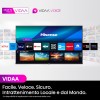 Hisense TV 43" QLED 4K 43E77NQ, Smart TV VIDAA U7, Dolby Vision, HDR 10+, Game Mode Plus, Dolby Atmos, Alexa Built-in, VIDAA Voice, Tuner DVB-T2/S2 HEVC 10, lativù 4K - 43 Pollici Hisense TV 43" QLED 4K 43E77NQ, Smart TV VIDAA U7, Dolby Vision, HDR 10+, Game Mode Plus, Dolby Atmos, Alexa Built-in, VIDAA Voice, Tuner DVB-T2/S2 HEVC 10, lativù 4K - 43 Pollici