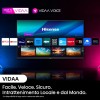 Hisense TV 55" QLED 4K 144Hz 55E77NQ PRO, Smart TV VIDAA U7, Dolby Vision IQ, HDR 10+ Adaptive, 144hz Game Mode PRO, Dolby Atmos 2.1, Alexa Built-in, Tuner DVB-T2/S2 HEVC 10, lativù 4K, 55'', 2024 - 55'' Hisense TV 55" QLED 4K 144Hz 55E77NQ PRO, Smart TV VIDAA U7, Dolby Vision IQ, HDR 10+ Adaptive, 144hz Game Mode PRO, Dolby Atmos 2.1, Alexa Built-in, Tuner DVB-T2/S2 HEVC 10, lativù 4K, 55'', 2024 - 55''