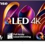 Hisense TV 55" QLED 4K 144Hz 55E77NQ PRO, Smart TV VIDAA U7, Dolby Vision IQ, HDR 10+ Adaptive, 144hz Game Mode PRO, Dolby Atmos 2.1, Alexa Built-in, Tuner DVB-T2/S2 HEVC 10, lativù 4K, 55'', 2024 - 55''