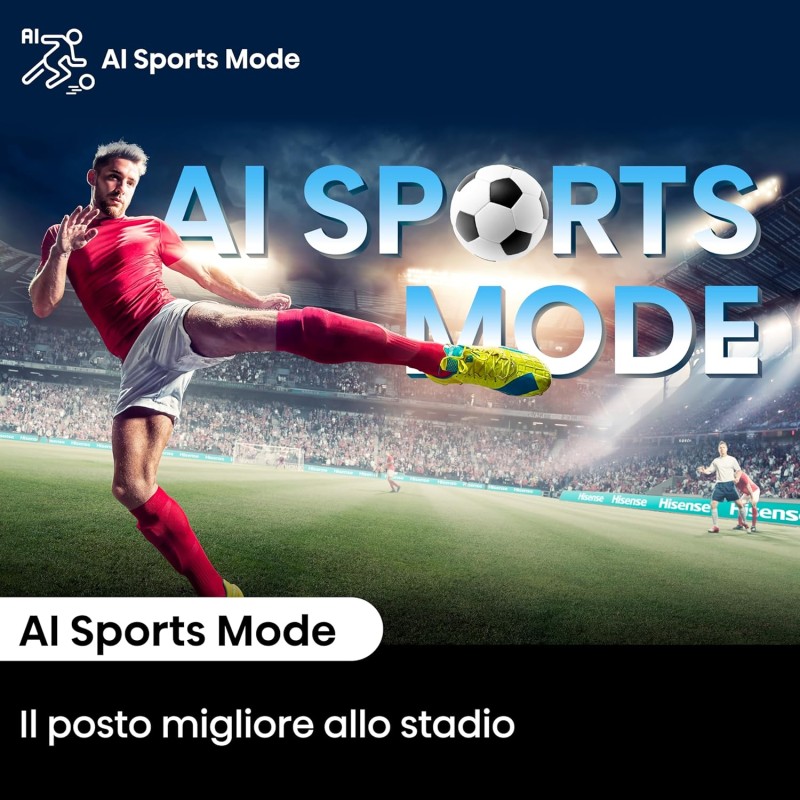 Hisense TV 43" QLED 4K 43A72NQ, Smart TV VIDAA U7, Dolby Vision, HDR 10+, Game Mode Plus, Dolby Atmos, Alexa Built-in, VIDAA Voice, Tuner DVB-T2/S2 HEVC 10, lativù 4K - 43'' Hisense TV 43" QLED 4K 43A72NQ, Smart TV VIDAA U7, Dolby Vision, HDR 10+, Game Mode Plus, Dolby Atmos, Alexa Built-in, VIDAA Voice, Tuner DVB-T2/S2 HEVC 10, lativù 4K - 43''