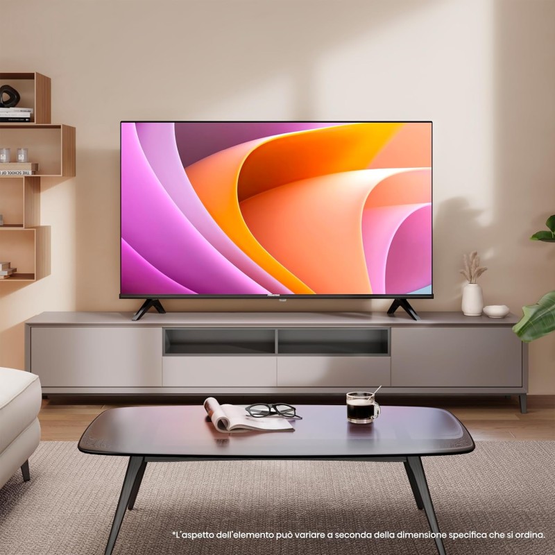 Hisense TV 32" HD Ready 32E43NT, Smart TV VIDAA U7, Game Mode, Works with Alexa, Tuner DVB-T2/S2 HEVC 10, lativù - 32'' Hisense TV 32" HD Ready 32E43NT, Smart TV VIDAA U7, Game Mode, Works with Alexa, Tuner DVB-T2/S2 HEVC 10, lativù - 32''
