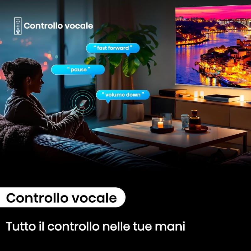 Hisense TV 75" 4K Ultra HD 75E63NT, Smart TV VIDAA U7, Dolby Vision, HDR 10+, DTS Virtual:X, Game Mode Plus, Alexa Built-in, VIDAA Voice, Tuner DVB-T2/S2 HEVC 10, lativù 4K - 75 Pollici Hisense TV 75" 4K Ultra HD 75E63NT, Smart TV VIDAA U7, Dolby Vision, HDR 10+, DTS Virtual:X, Game Mode Plus, Alexa Built-in, VIDAA Voice, Tuner DVB-T2/S2 HEVC 10, lativù 4K - 75 Pollici